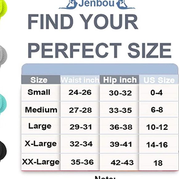 JENBOU Butt Lifting High-Waisted Leggings  NEW!! - Picture 5 of 5